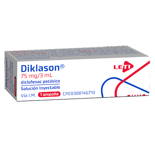 DIKLASON 75MG/3ML X 1AMP DICLOFENAC POT LETI