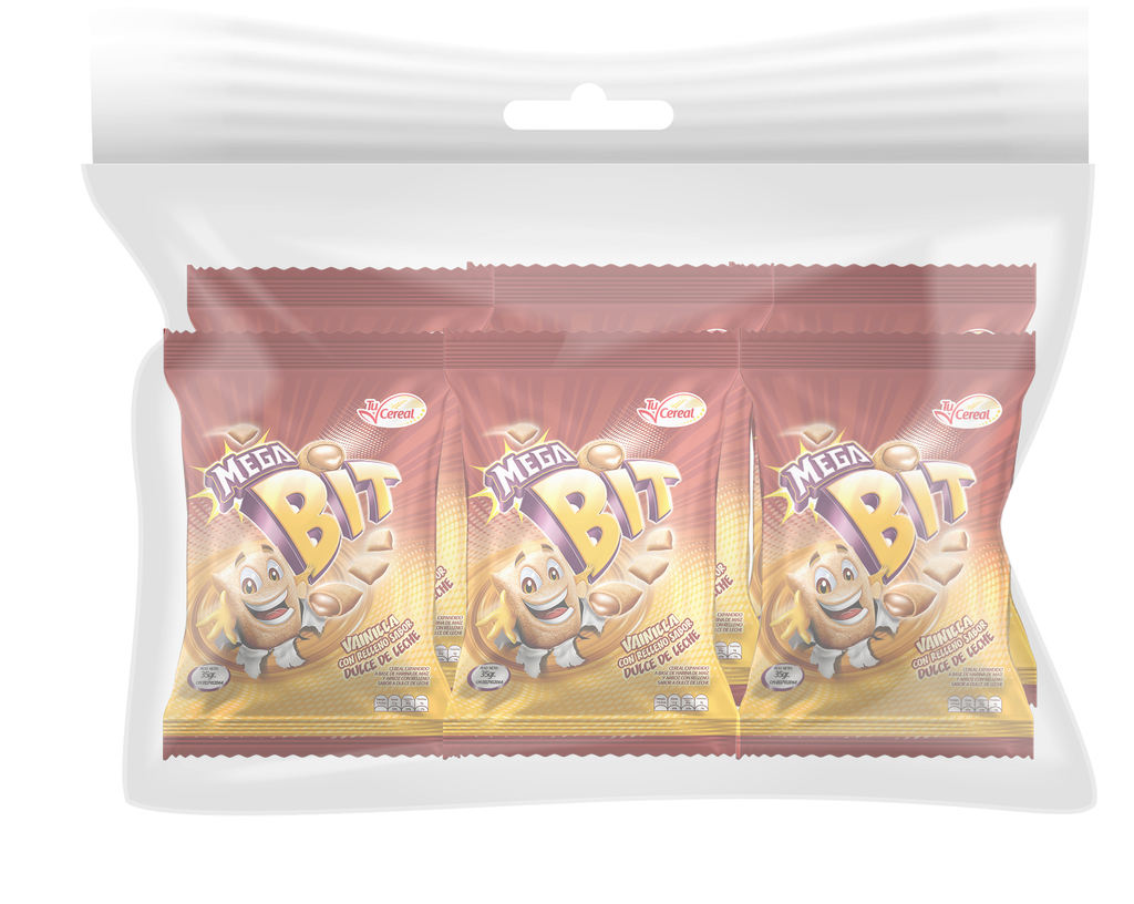 CEREAL MEGA BIT 6X35GR DULCE LECHE
