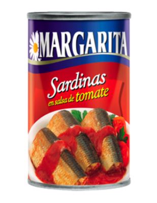 SARDINA MARGARITA 170GR SALSA DE TOMATE