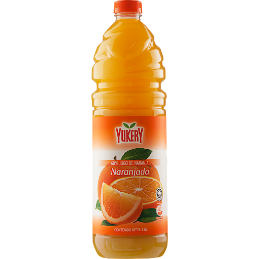 JUGO YUKERY 1.5LT NARANJA PET