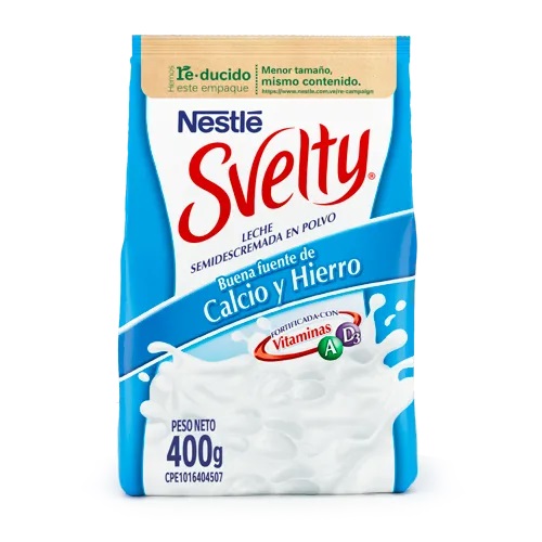 LECHE SVELTY 400GR SEMIDESC