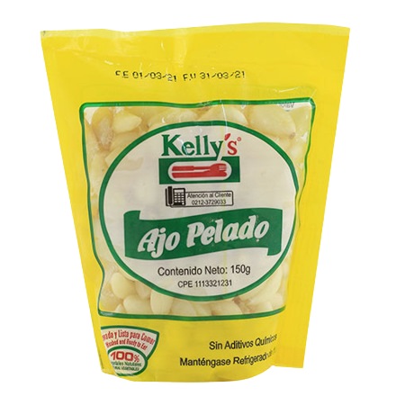 AJO PELADO KELLYS 150GR