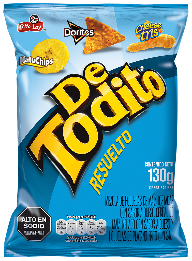 SNACK DETODITO 130GR RESUELTO