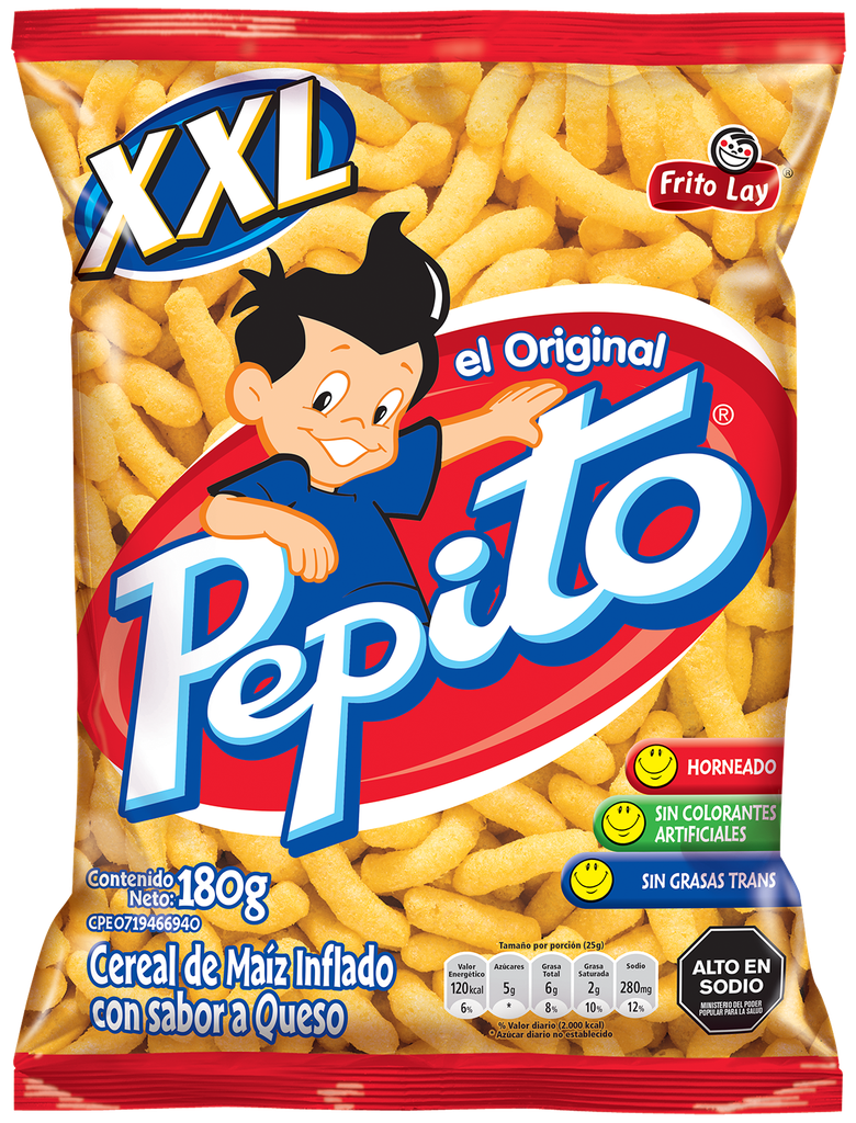 SNACK PEPITO 180GR XXL