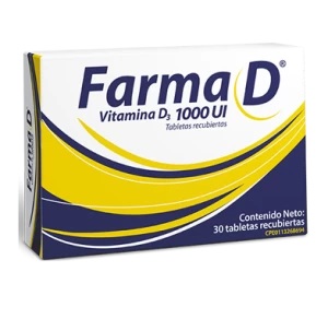 FARMA D 1000UI X 30 TABLETAS