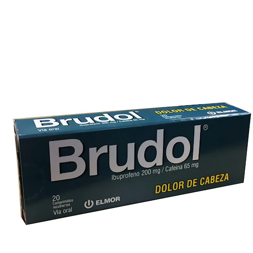 BRUDOL 200MG/65MG X 20COMP IBUP CAF ELMOR