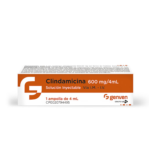 CLINDAMICINA 600MG/4ML X 1AMP GENVEN