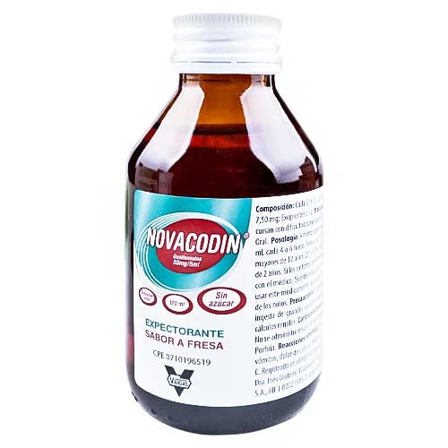 NOVACODIN JARABE 50MG/5ML X 120ML VARGAS