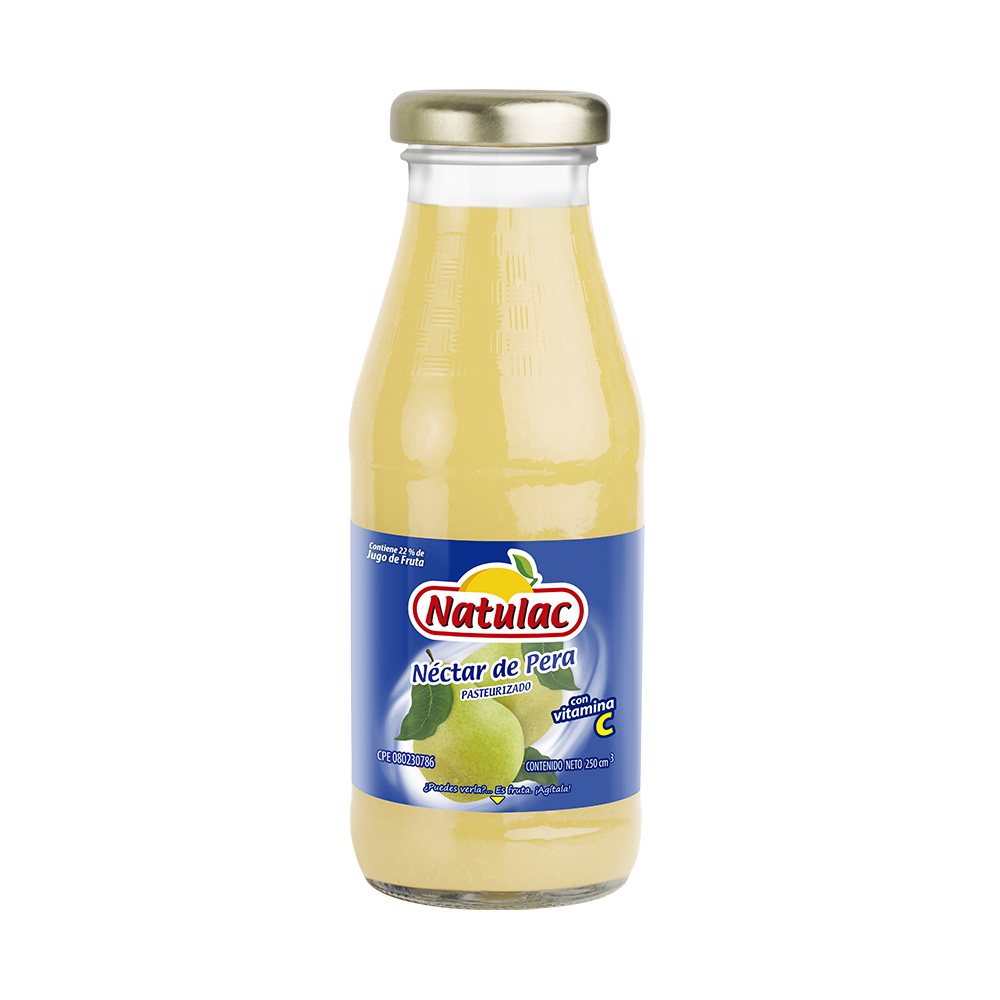 JUGO NATULAC 250ML PERA BOTELLA