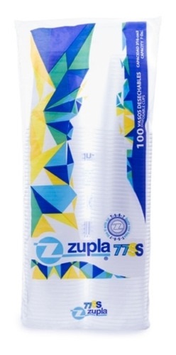VASOS ZUPLA 7OZ X100UND