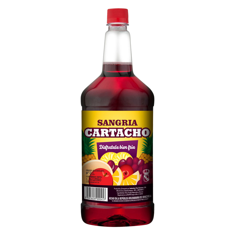 SANGRIA CARTACHO 1.75LT TINTA