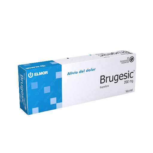 BRUGESIC 200MG X 10TAB IBUPROFENO ELMOR