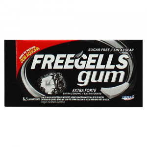 CHICLE FREEGELLS EXTRAFUERTE 8GR***