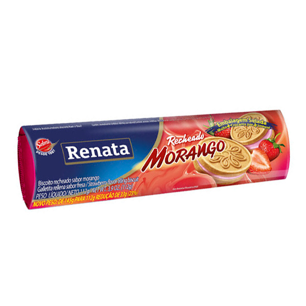 SANDWICH RENATA BISCUIT FRESA 112G