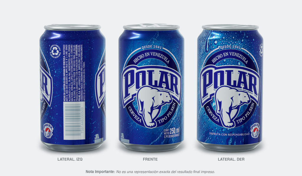 CERVEZA POLAR PILSEN 250ML LATA