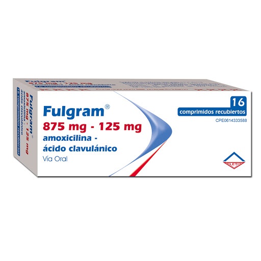 FULGRAM 875MG/125MG X 16COMP LETI