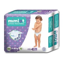 PAÑALES MIMLOT XG 18UND
