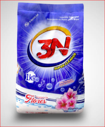 DETERGENTE 3N 1KG FLORES POLVO
