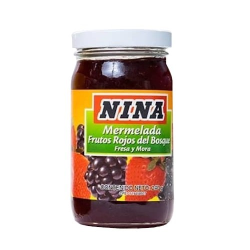 MERMELADA NINA 240GR FRUTOS ROJOS
