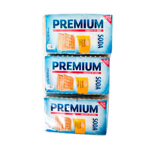 GALLETAS PREMIUM 156GR X6UND SODA
