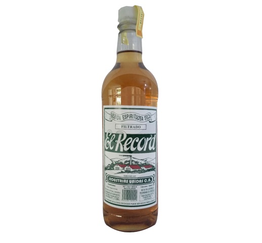 LICOR DE RON RECORD 1LT SECO