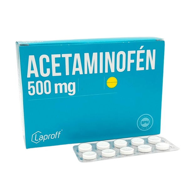 ACETAMINOFEN 500MG X 10TAB BLISTER LAPROFF***