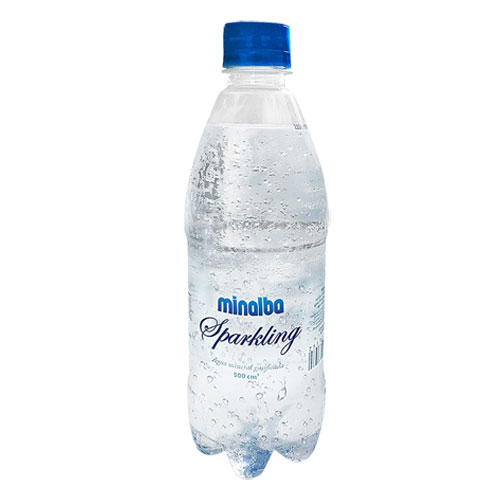 AGUA GASIF MINALBA 500ML SPARK PET