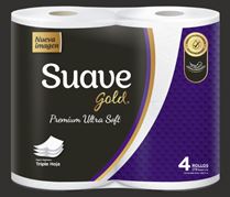 PAPEL HIG SUAVE 4ROLL 270H GOLD
