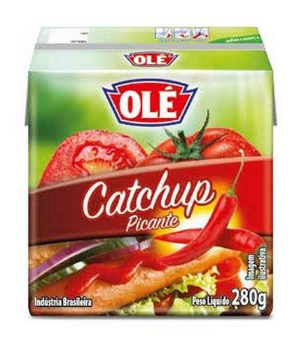 SALSA OLE 280GR DE TOMATE PICANTE CATCHUP UHT