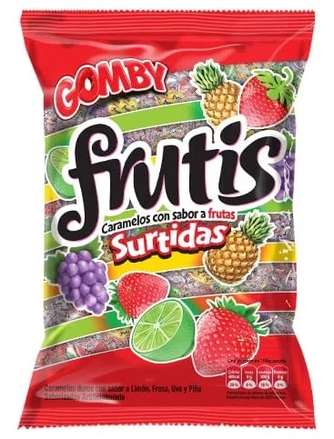 CARAMELOS GOMBY FRUTIS 85GR SURTIDOS