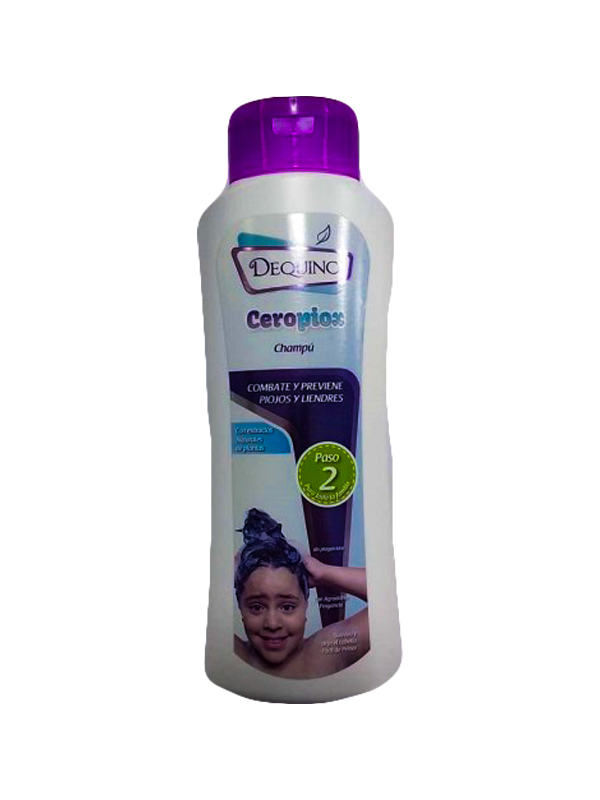 CHAMPU DEQUINO 400ML CERO PIOJOS