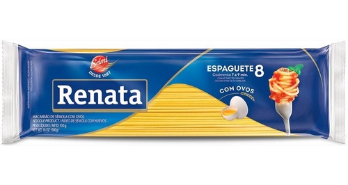 PASTA RENATA 500GR SPAGUETTI