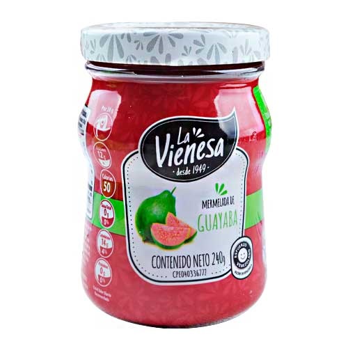 MERMELADA LA VIENESA 240GR DE GUAYABA