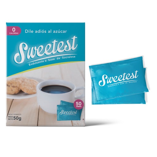 EDULCORANTE SWEETEST 50 SOBRES