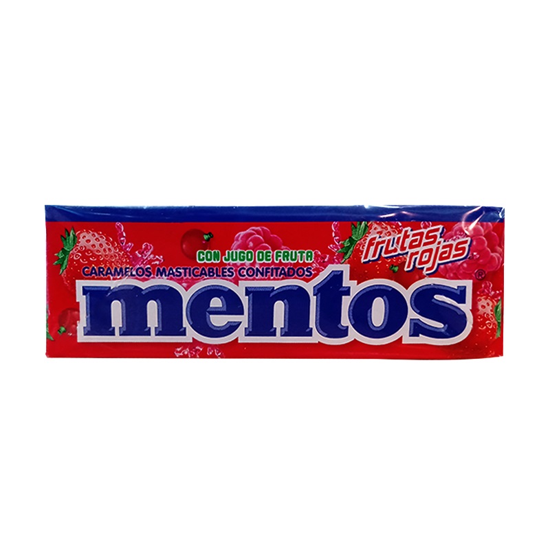 CARAMELOS MENTOS 12X354GR FRUTO ROJO