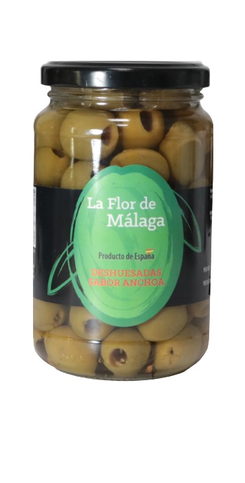 ACEITUNA FLOR DE MALAGA 370GR PEPINILLO