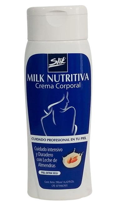 CREMA SLIK 190CC MILK NUTRITIVA