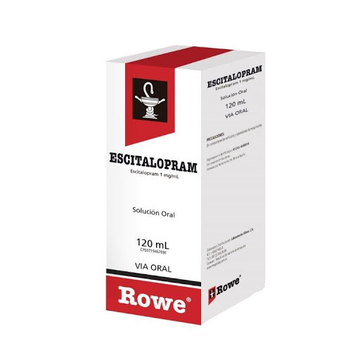 ESCITALOPRAM 1MG X 120ML ROWE