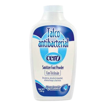 TALCO ANTIBACTERIAL CERO 120GR
