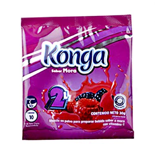 BEBIDA EN POLVO KONGA 30G MORA
