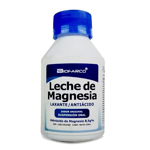 LECHE MAGNESIA ORIGINAL 120ML BIOFARCO