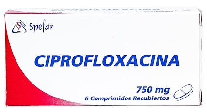 CIPROFLOXACINA 750MG X 6TAB SPEFAR