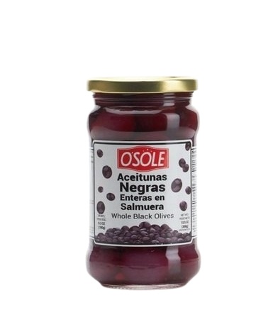 ACEITUNAS NEGRAS OSOLE 300GR ENTERA