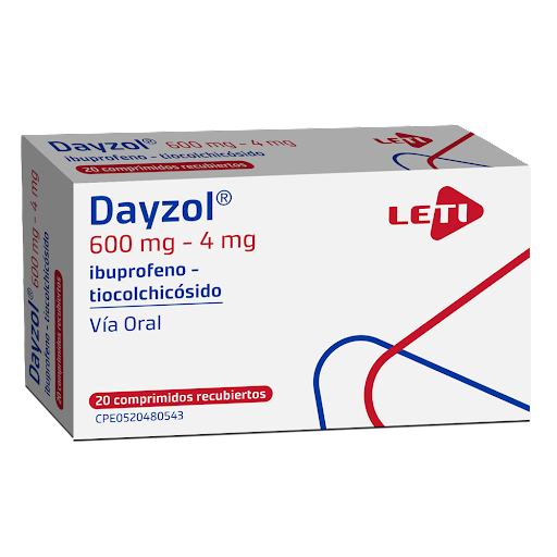 DAYZOL 600MG/4MG X 20TAB IBUP TIOC LETI