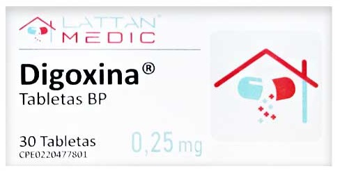 DIGOXINA 0,25MG X 30TAB LATTAN MEDIC