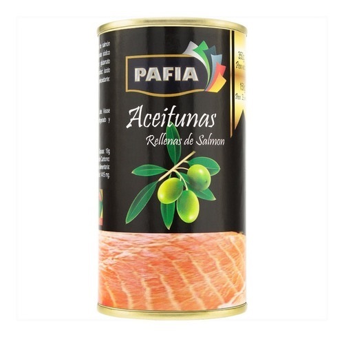 ACEITUNAS PAFIA 350GR CON SALMON