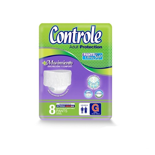 PAÑALES CONTROLE 8UND PANTS ULTRA SOFT G