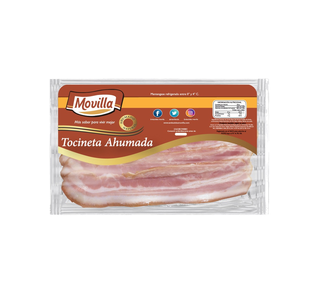 TOCINETA AHUMADA MOVILLA 250GR REBAN