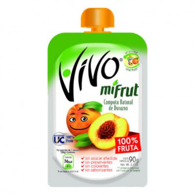 COLADO VIVO 90GRS DURAZNO 