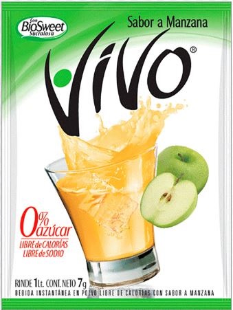 BEBIDA EN POLVO VIVO MANZANA 7GR LIGHT